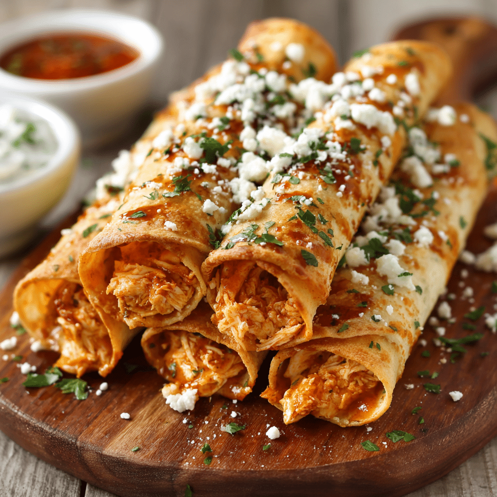 u7835592976 Buffalo Chicken Taquitos Crispy Tangy and Easy b71ff0d5 270d 427b 91a2 fbea1caacbbe 0