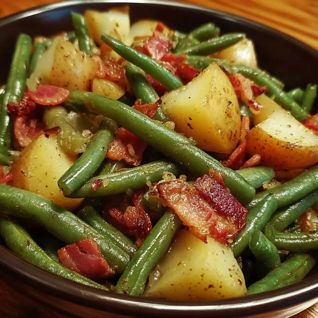 Country Ranch Green Beans and Potatoes with Bacon