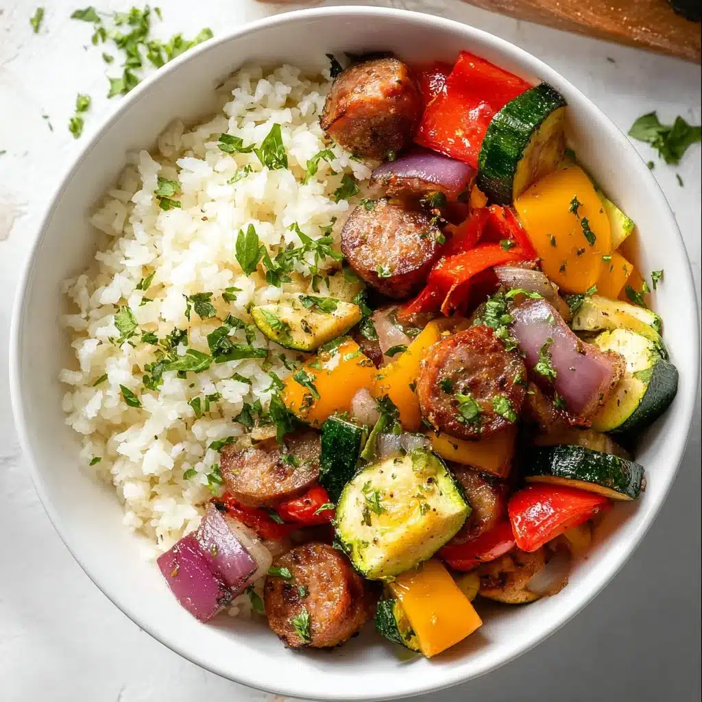 10 Minute Air Fryer Chicken Sausage and Veggies 9 10 Minute Air Fryer Chicken Sausage and Veggies