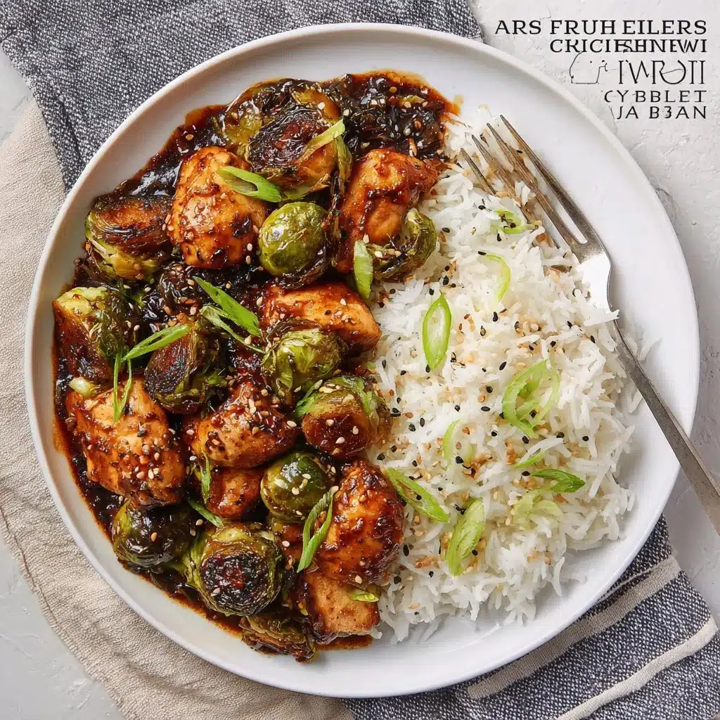 Air Fried Chicken Breast and Brussels Sprouts