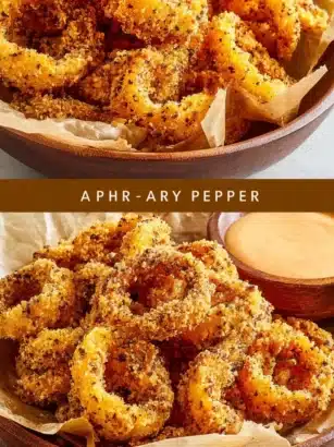 Crispy air fryer banana peppers ready to serve, showcasing vibrant colors and texture.