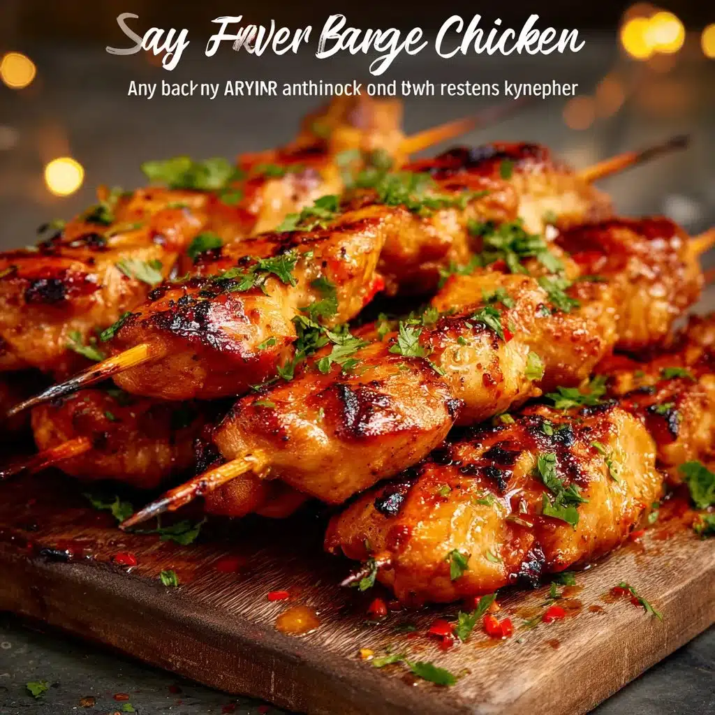 Air Fryer Bang Bang Chicken Skewers
