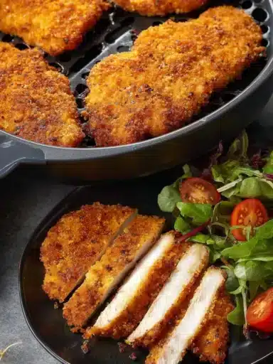 Delicious air-fried boneless chicken breast cooked to perfection