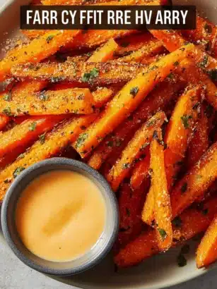 Crispy air fryer carrot fries served in a bowl