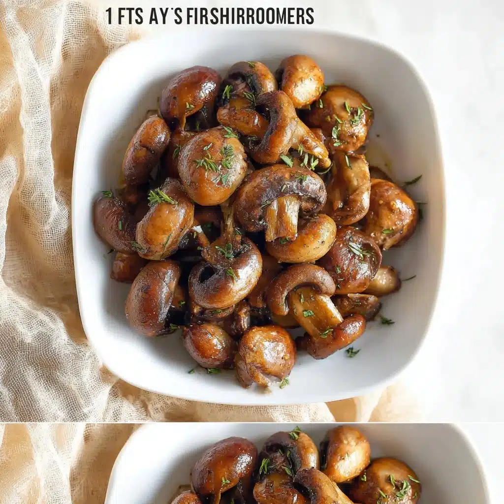 Air Fryer Garlic Mushrooms Recipe – Quick and Delicious 7 Air Fryer Garlic Mushrooms