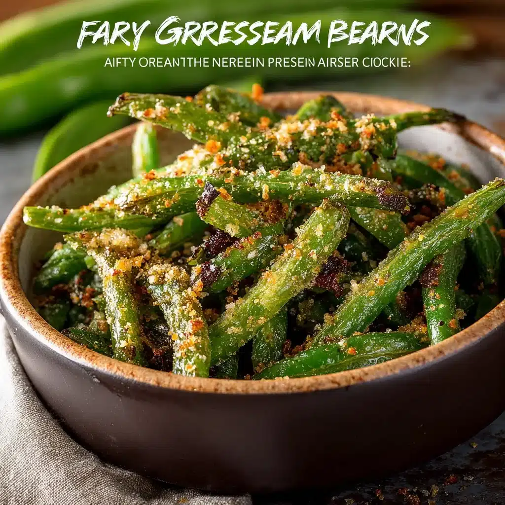 Air Fryer Parmesan Green Beans