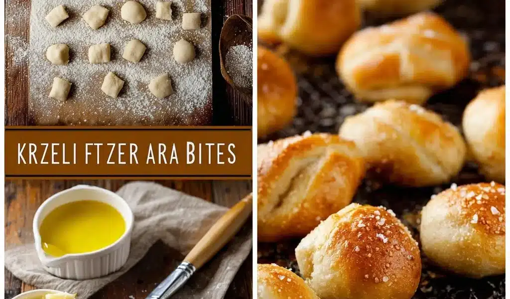 Air Fryer Pretzel Bites Recipe That Everyone Will Love 7 Crispy and soft Air Fryer Pretzel Bites served with dipping sauce