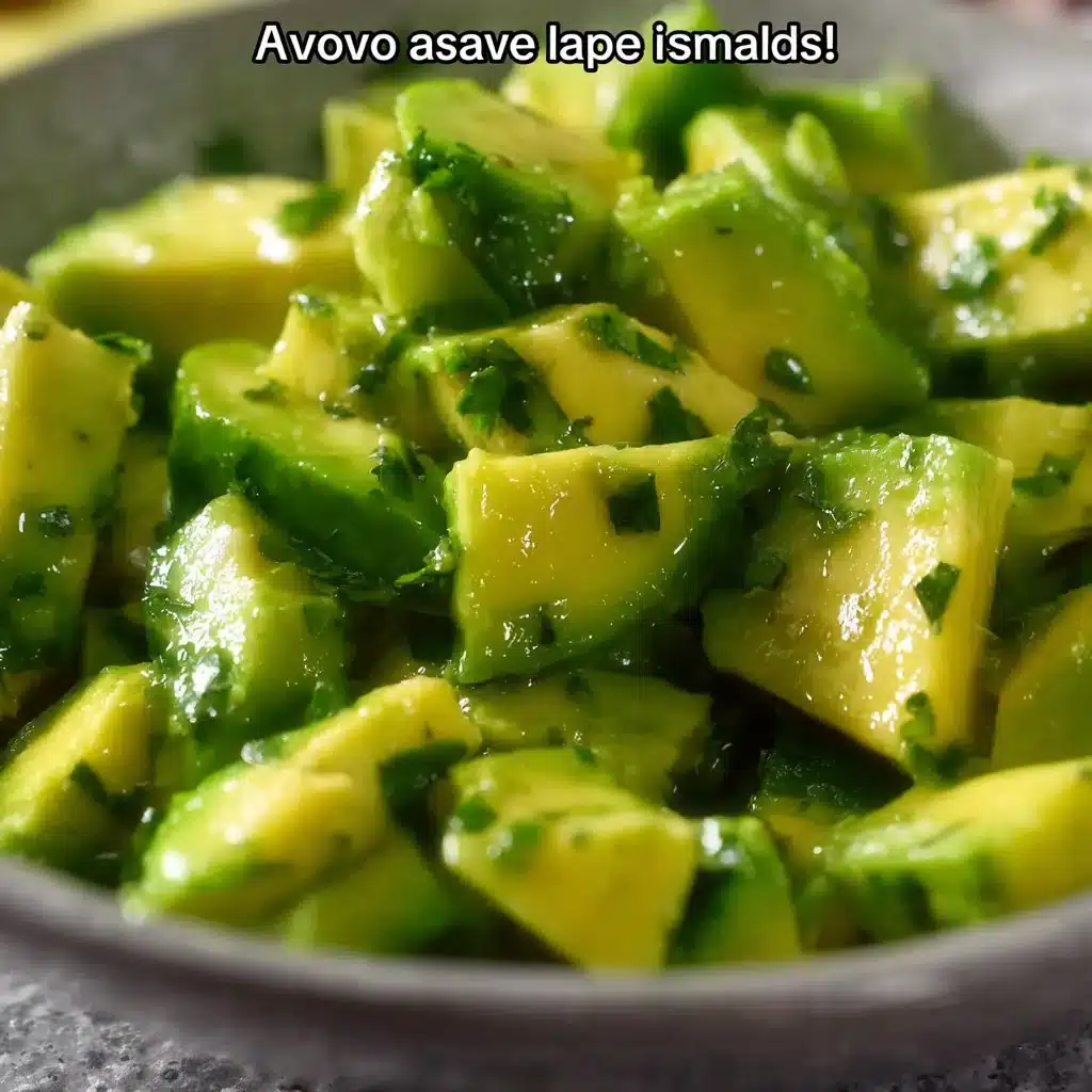 Healthy avocado salad recipe for keto weight loss