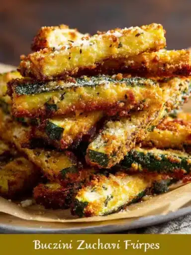 Baked Parmesan Zucchini Fries served in a bowl