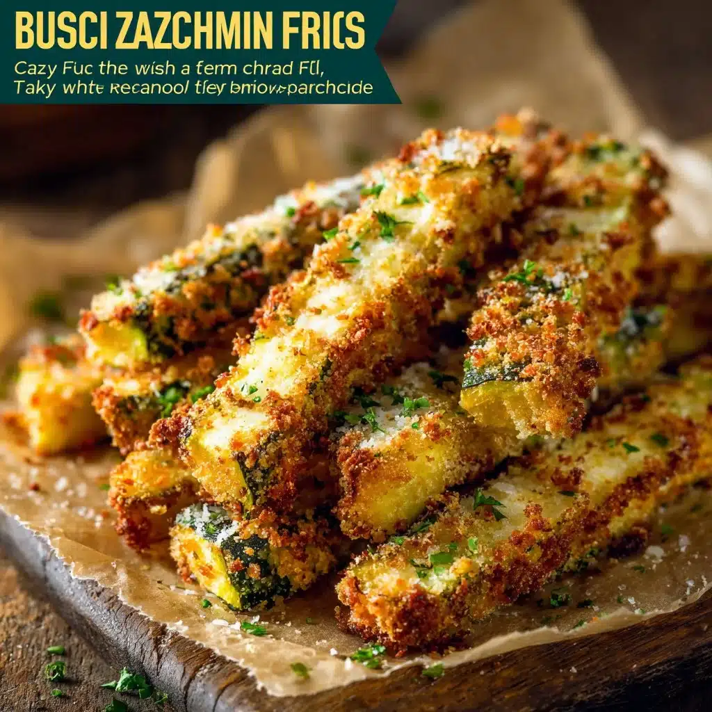 Baked Parmesan Zucchini Fries