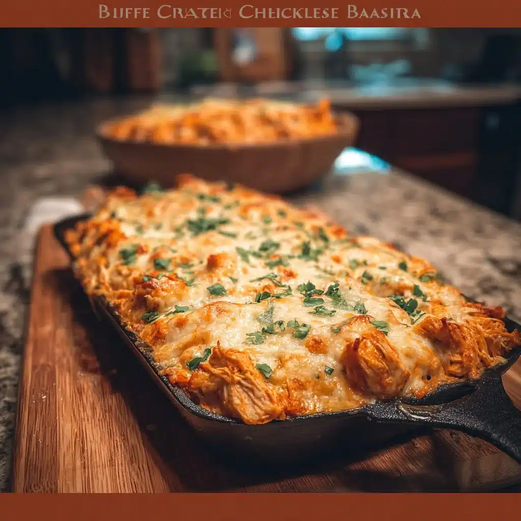 Buffalo Chicken Cheese Bake