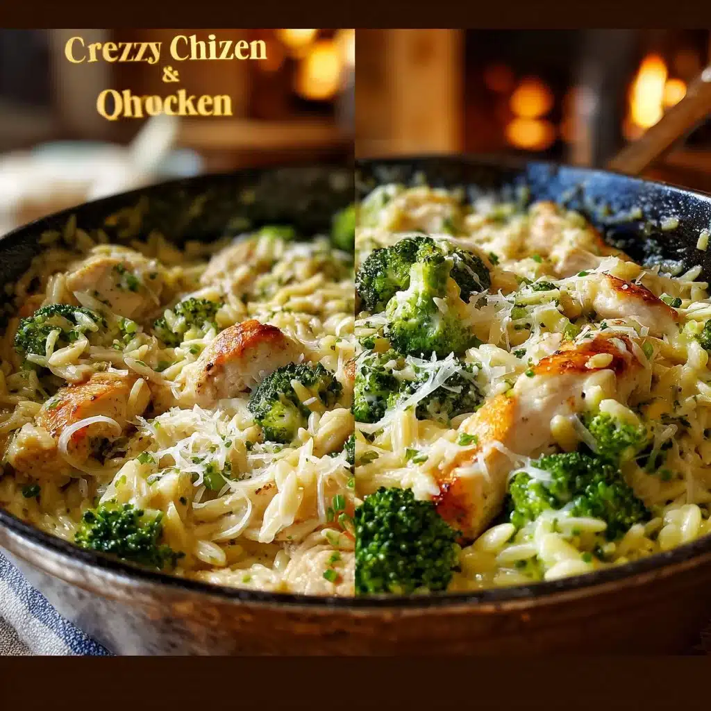 Cheesy Chicken Broccoli Orzo