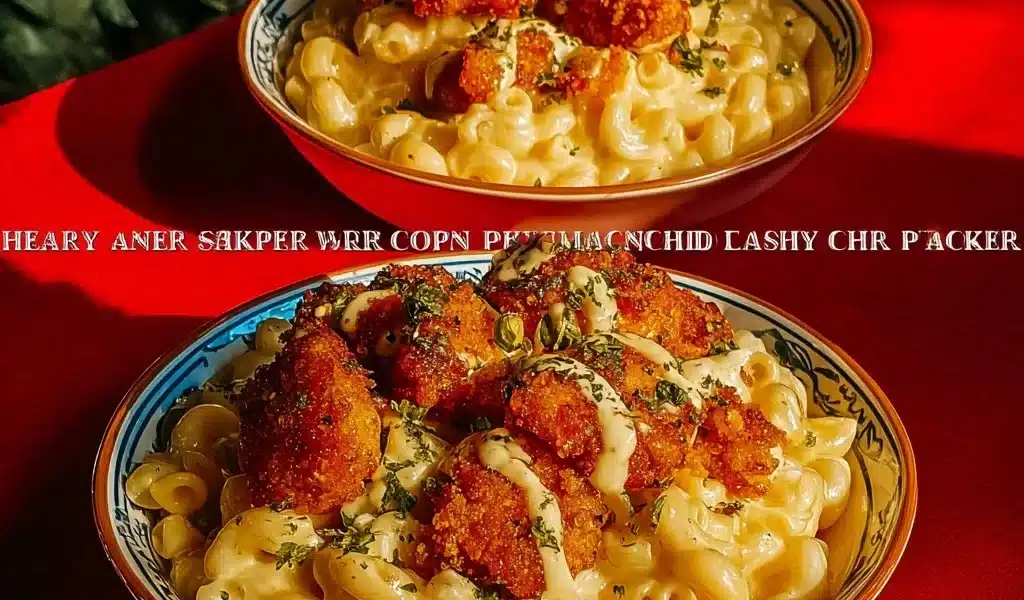 Chicken Breast Mac and Cheese – A Comfort Food Classic 8 Creamy chicken breast mac and cheese served in a bowl.