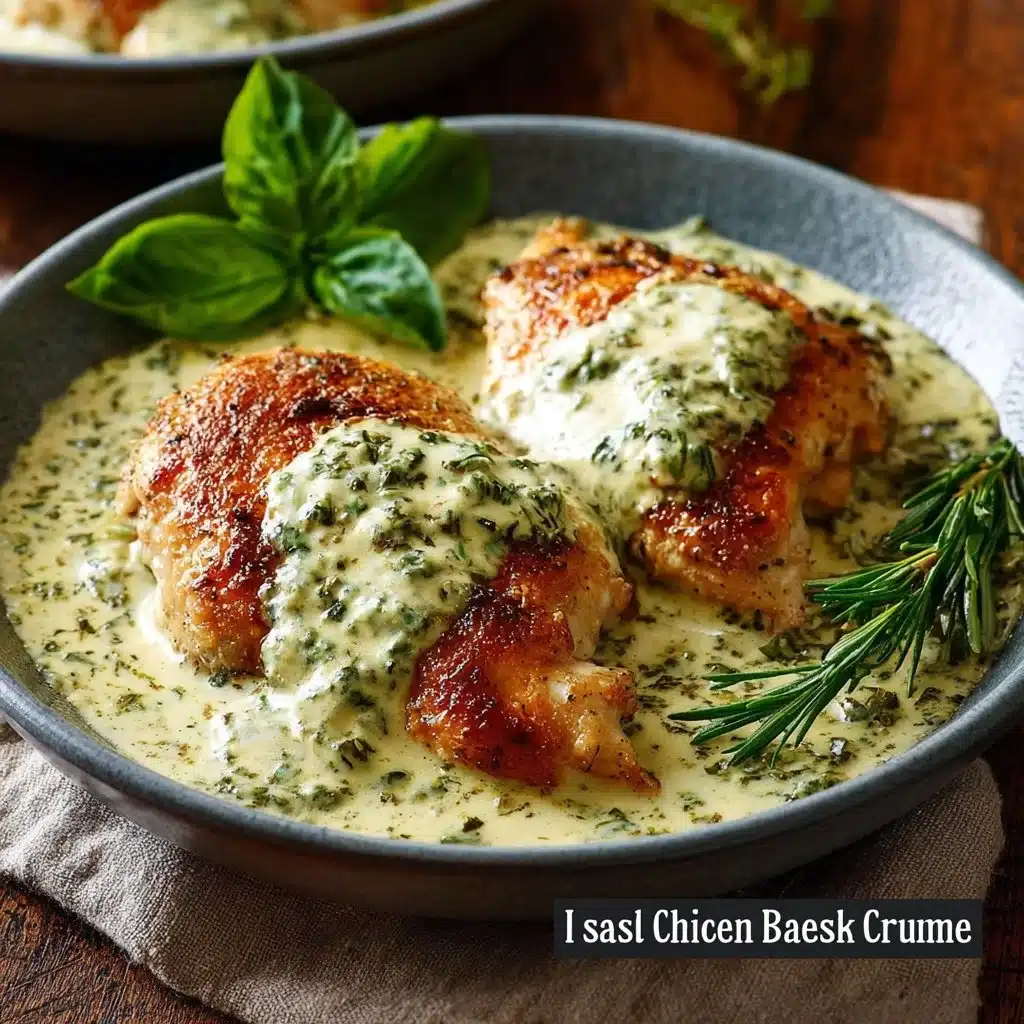 Chicken in Basil Cream Sauce Recipe – A Creamy Delight 10 Chicken in Basil Cream Sauce