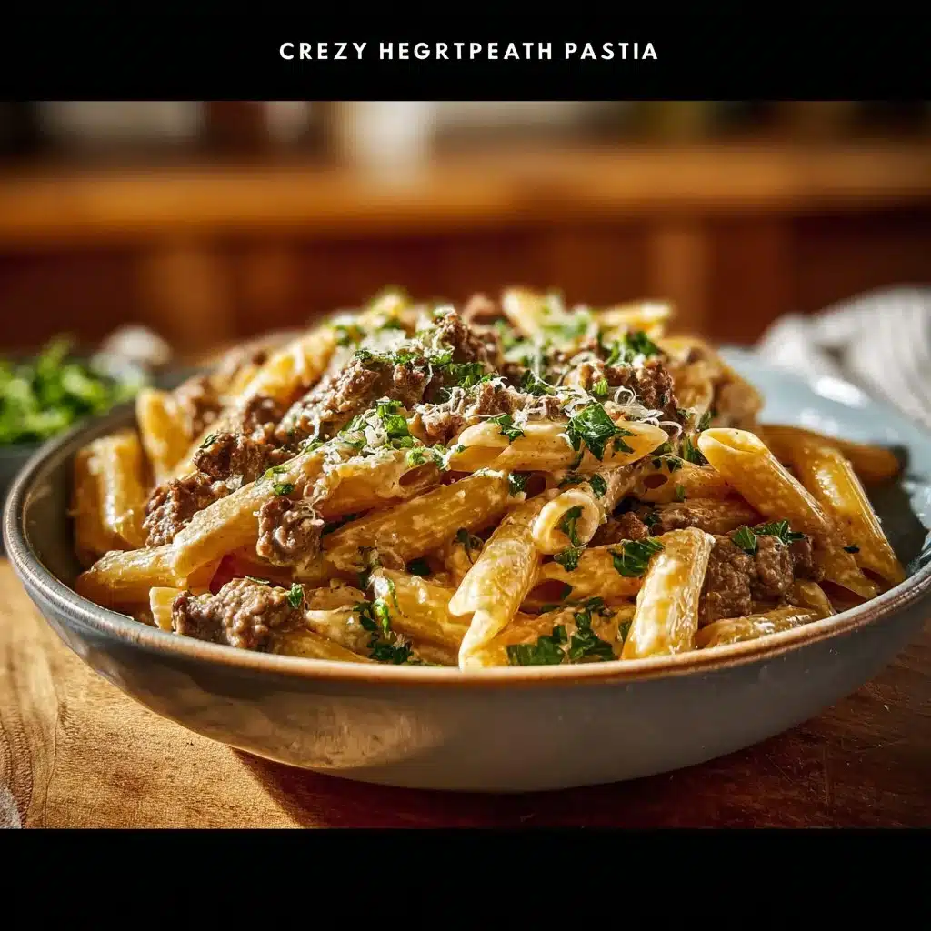 Creamy High Protein Beef Pasta