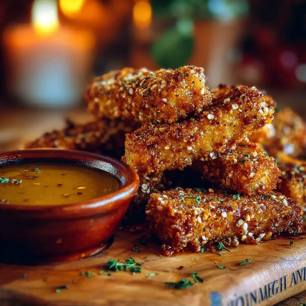 Crispy Baked Honey Mustard Tofu Tenders