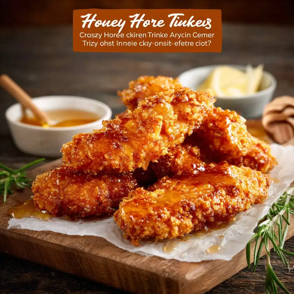 Crispy Hot Honey Chicken Tenders 10 Crispy Hot Honey Chicken Tenders