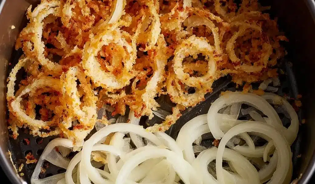 Follow this super easy recipe to prepare air fryer crispy onions 8 Easy air fryer recipe for crispy onions at home