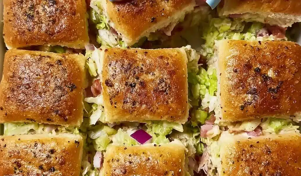 Delicious Italian sliders served with fresh ingredients and savory flavors
