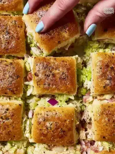 Delicious Italian sliders served with fresh ingredients and savory flavors