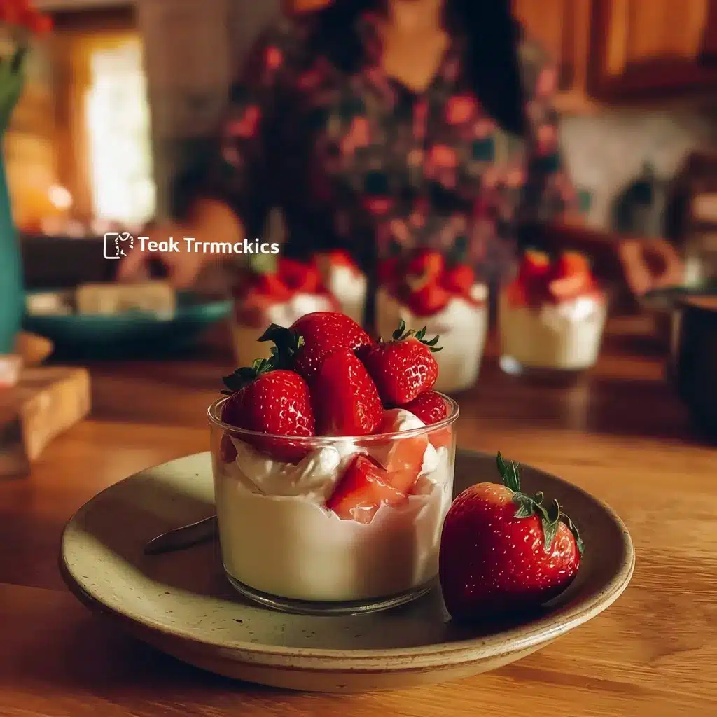 Mexican Strawberries and Cream