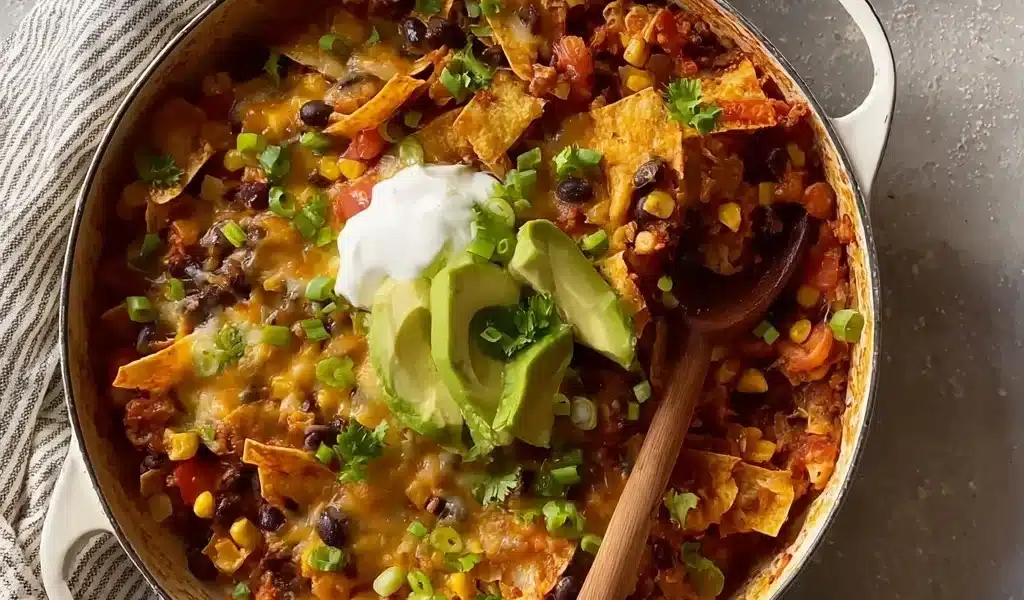 One-Pan Enchilada Skillet Recipe: Quick and Delicious Meal 8 Delicious one-pan enchilada skillet recipe served with fresh toppings.