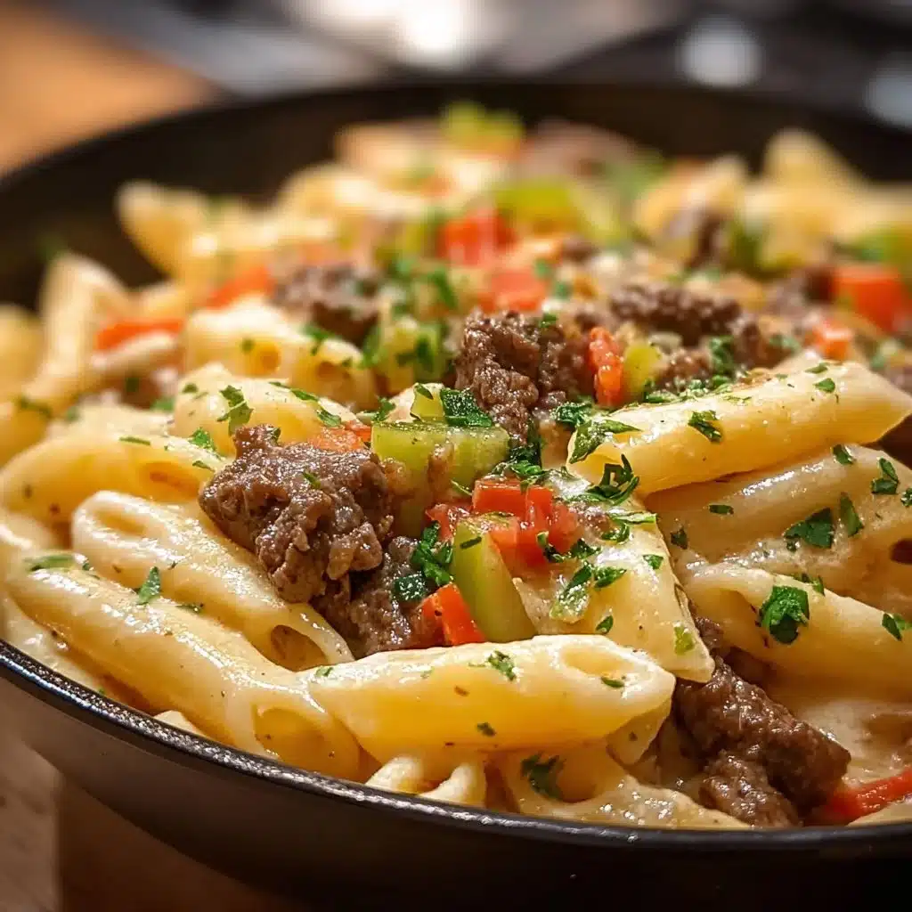 Philly Cheesesteak Pasta