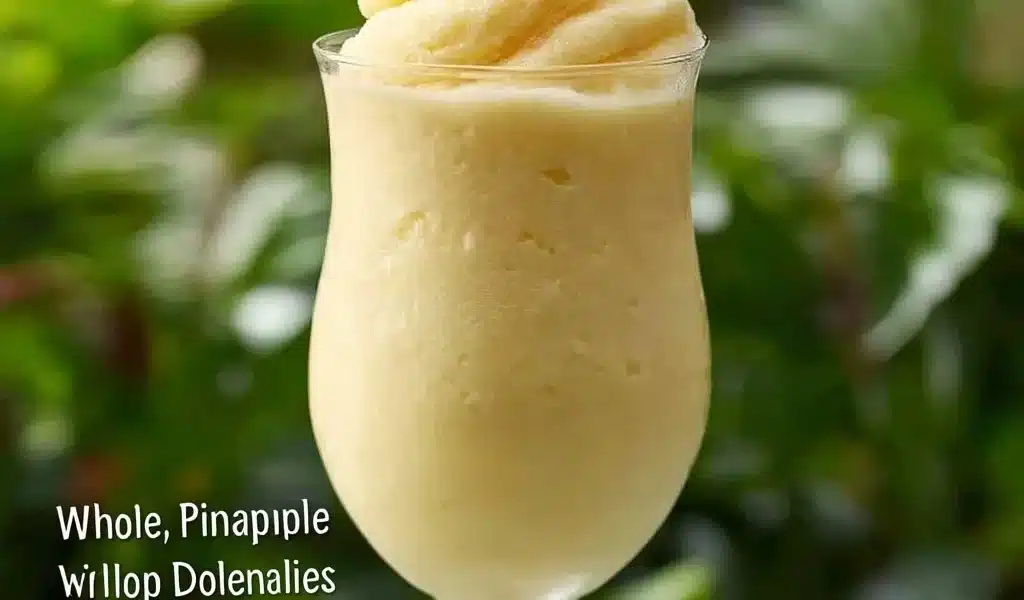 Pin by Kirsty Tegg on Disney recipes: A Refreshing Dole Whip Smoothie 8 Delicious Dole whip recipe served in a colorful cup with a straw