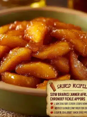 Cracker Barrel Fried Apples Recipe: A Sweet Comfort Food Delight 6 Delicious homemade fried apples served as a dessert