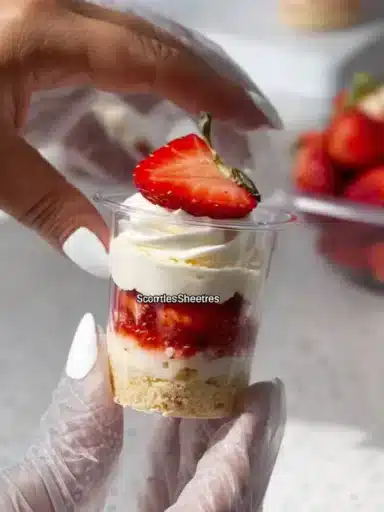 Plastic dessert parfait cups with lids and mini spoons for party desserts