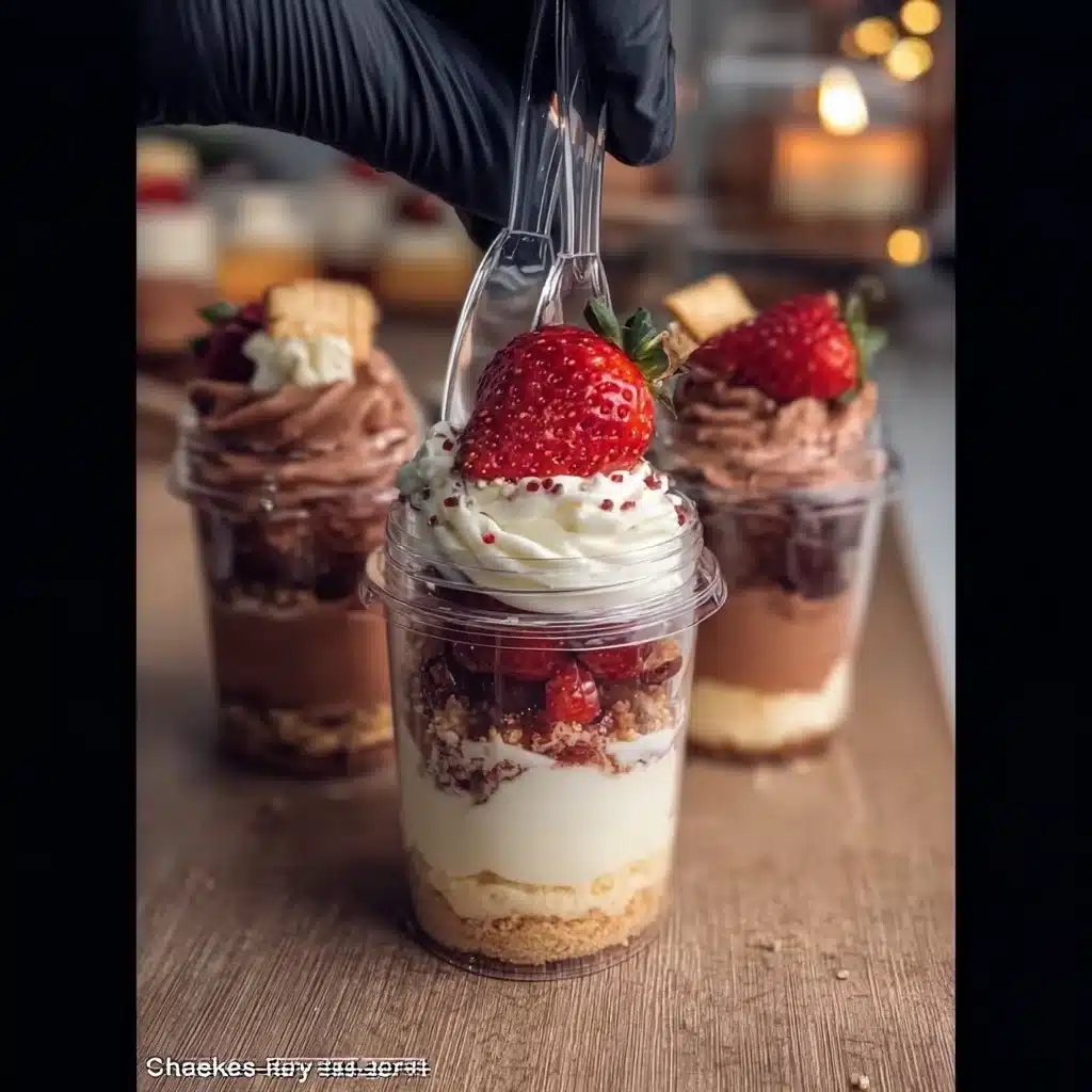 Plastic Dessert Parfait Favor Cups with Lids and Mini Spoons Appetizer Cups for Party Mini Dessert