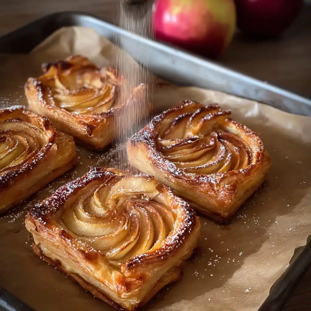 Puff Pastry Apple Tarts! 🍎