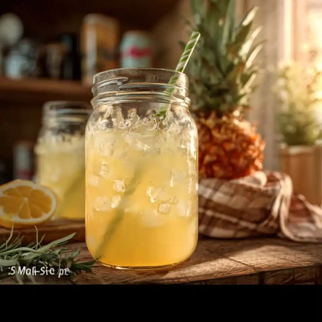 Refreshing Homemade Pineapple Lemonade
