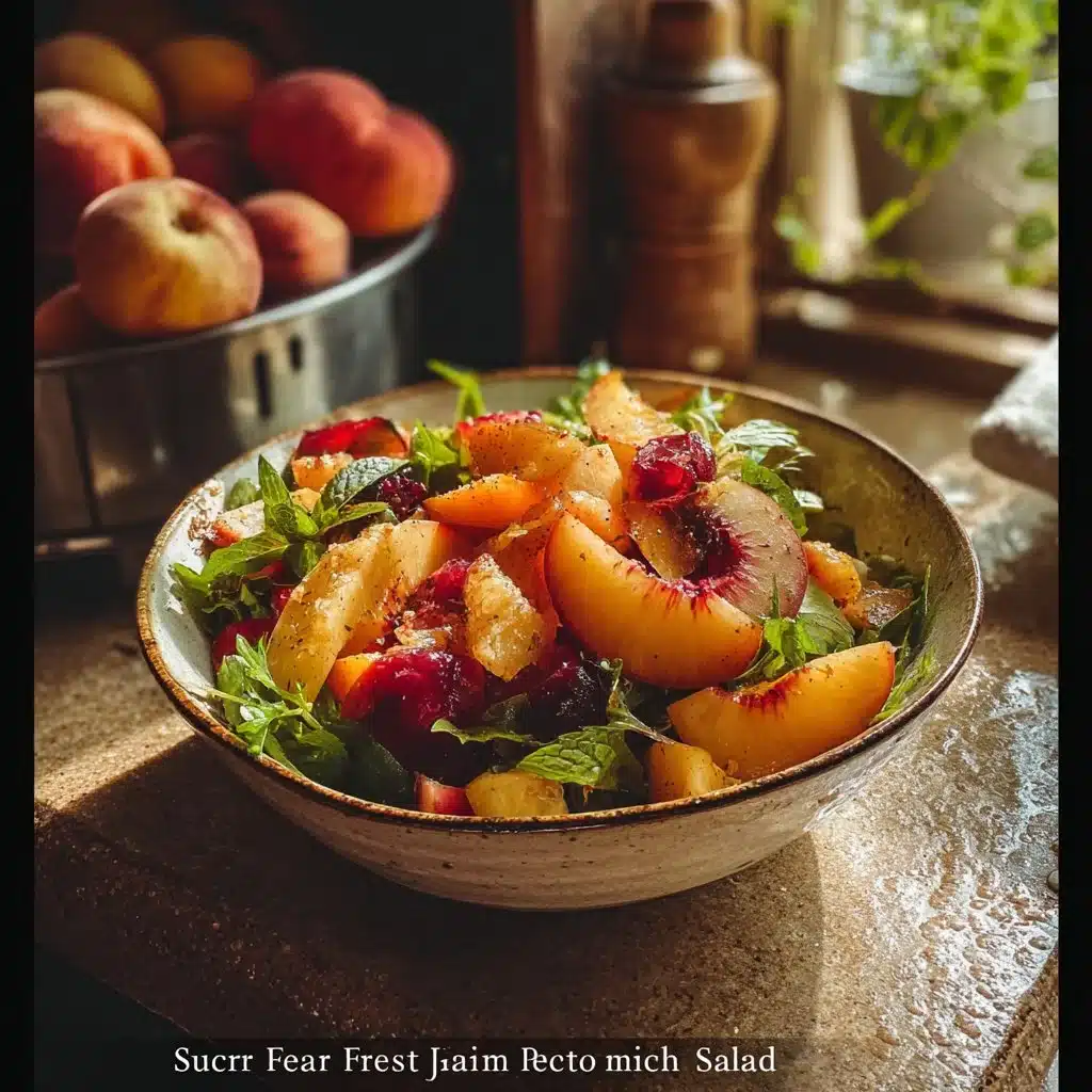 Refreshing Summer Peach Salad