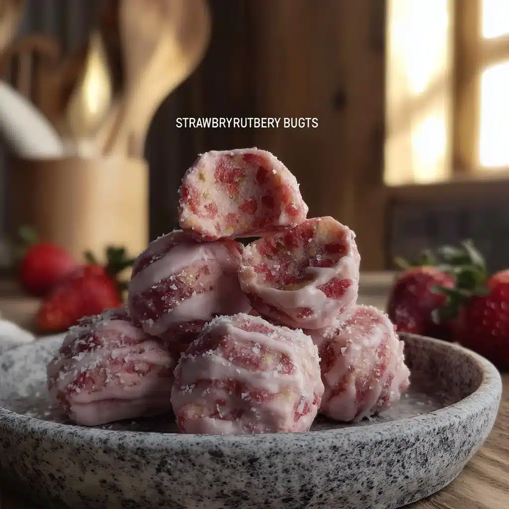 Strawberry Yogurt Bites