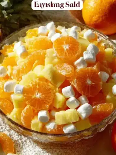 Colorful Sunshine Salad with fresh fruits and vegetables