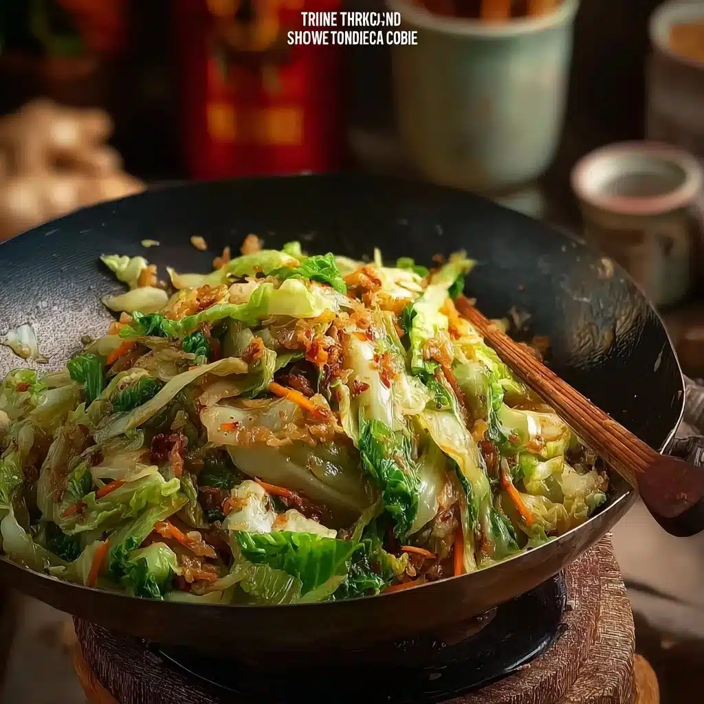 Sweet Chinese Stir Fry Cabbage