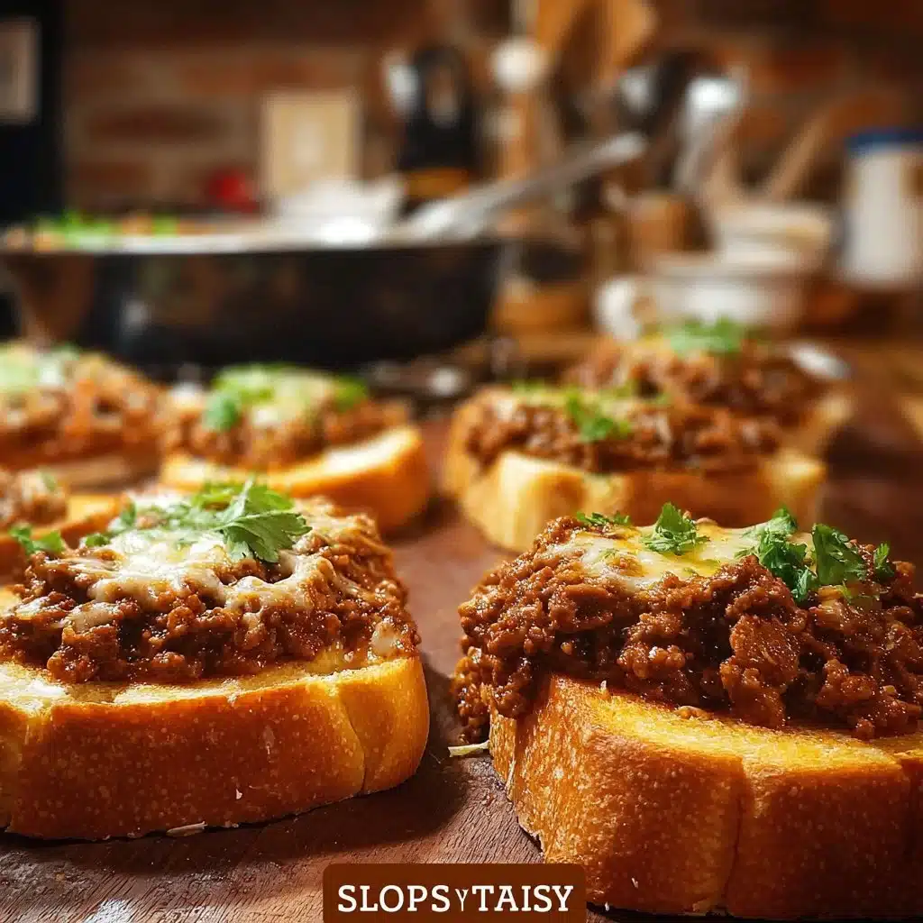 Texas Toast Sloppy Joes