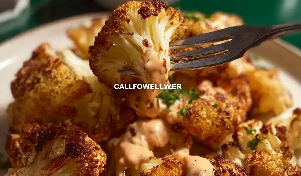 Air Fryer Cauliflower Recipe: Delicious & Crispy Every Time 8 Crispy Air Fryer Cauliflower served in a bowl with seasonings