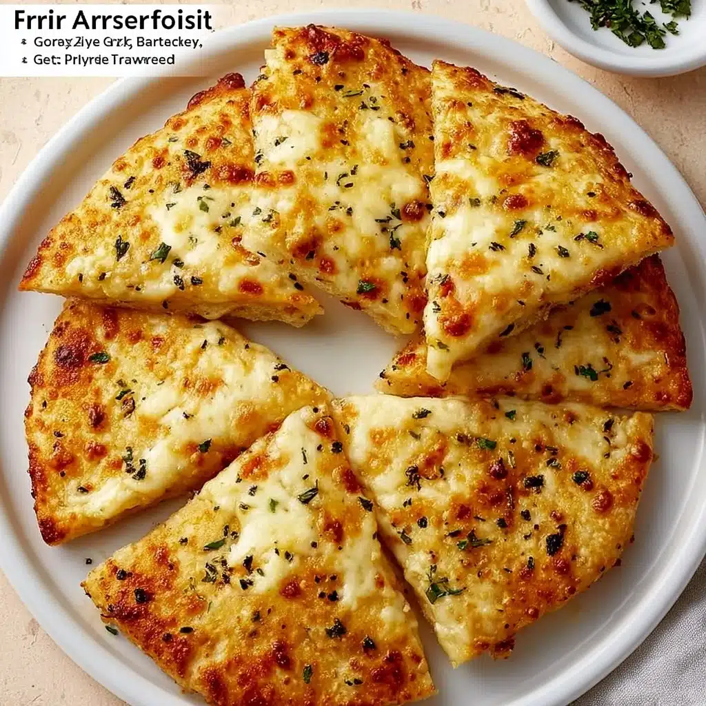 Air Fryer Cheesy Tortilla Garlic Bread - Simple and Delicious Recipe 9 Air Fryer Cheesy Tortilla Garlic Bread