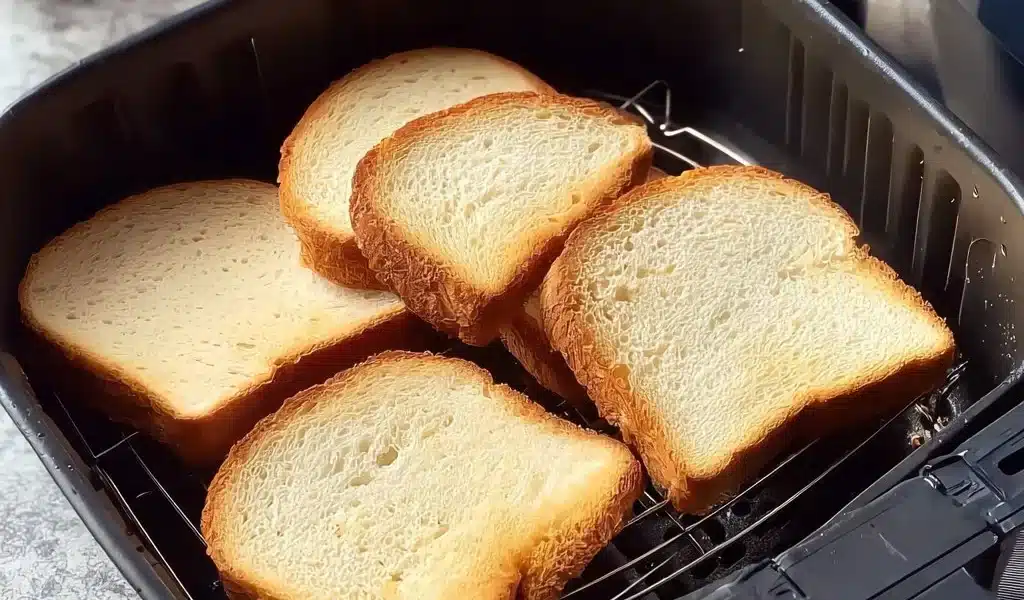 Air fryer egg sandwich 8 Delicious air fryer egg sandwich on a plate with fresh ingredients