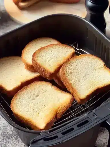 Delicious air fryer egg sandwich on a plate with fresh ingredients