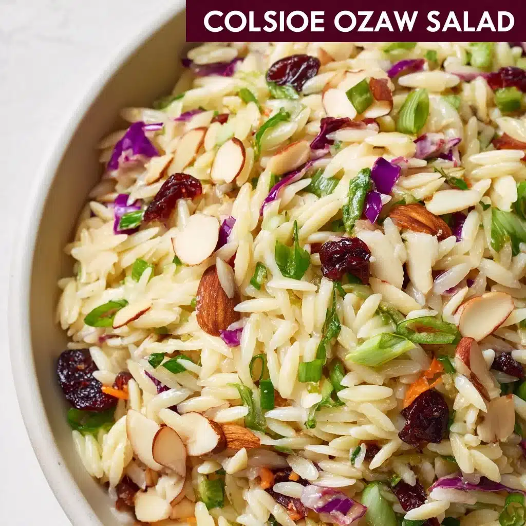 Coleslaw Orzo Salad Recipe: Refreshing and Easy Side Dish 9 Coleslaw Orzo Salad