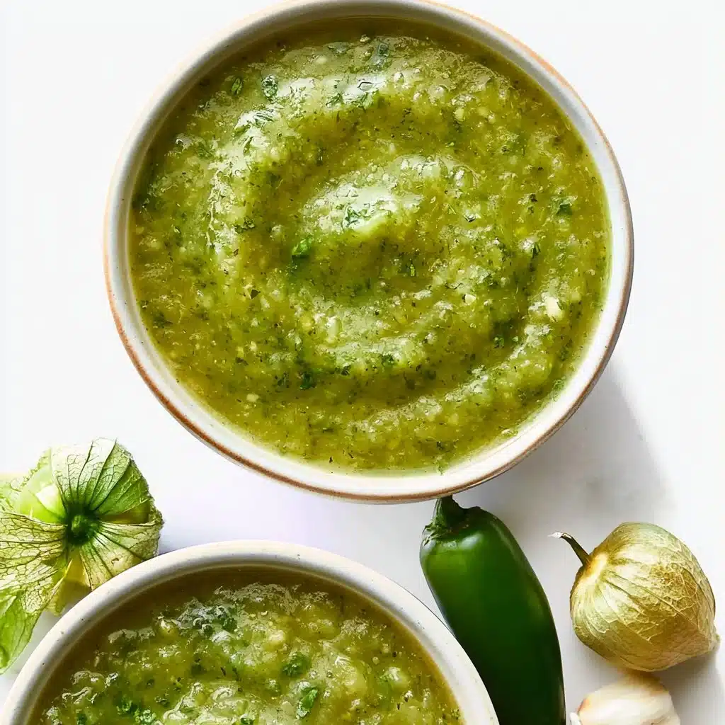 Creamy Tomatillo Avocado Green Sauce 6 Creamy Tomatillo Avocado Green Sauce