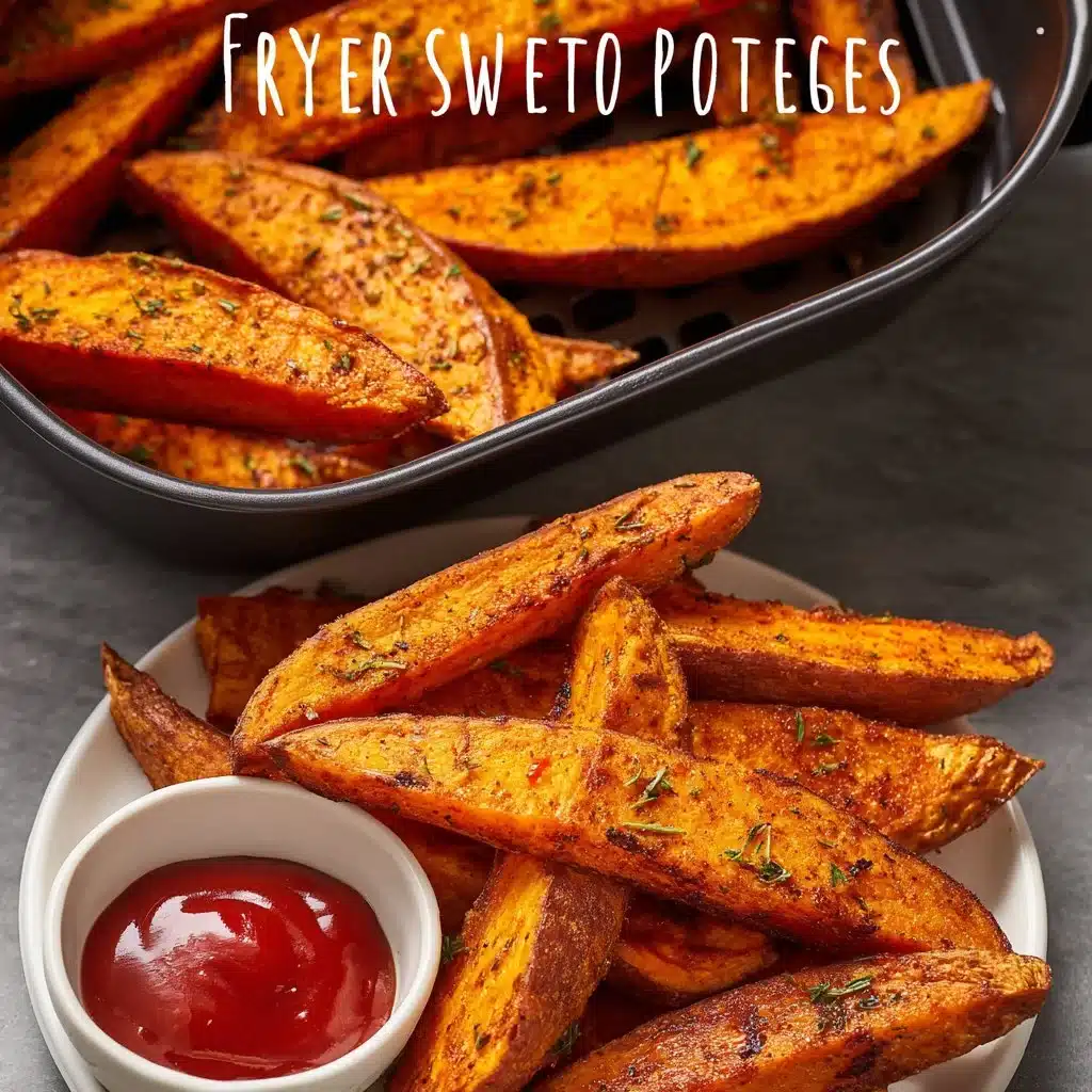 Crispy Air Fryer Sweet Potato Wedges Recipe: Healthy and Delicious 9 Crispy Air Fryer Sweet Potato Wedges Recipe | Healthy Air Fryer Sweet Potato Recipes, Air Fryer Sweet Potato Recipes, Sweet Potato in the Air Fryer