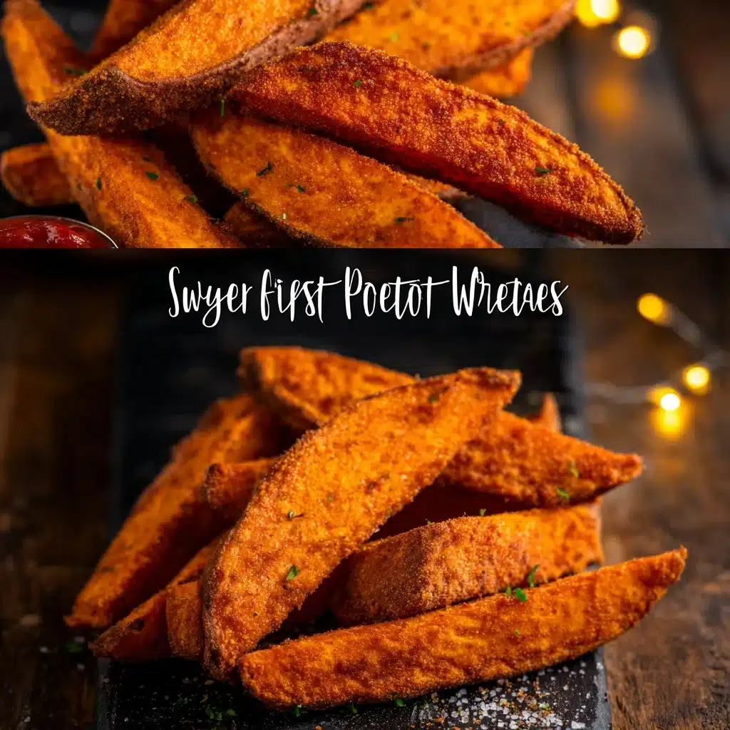 Crispy Air Fryer Sweet Potato Wedges Recipe: Healthy and Delicious 10 Crispy Air Fryer Sweet Potato Wedges Recipe | Healthy Air Fryer Sweet Potato Recipes, Air Fryer Sweet Potato Recipes, Sweet Potato in the Air Fryer