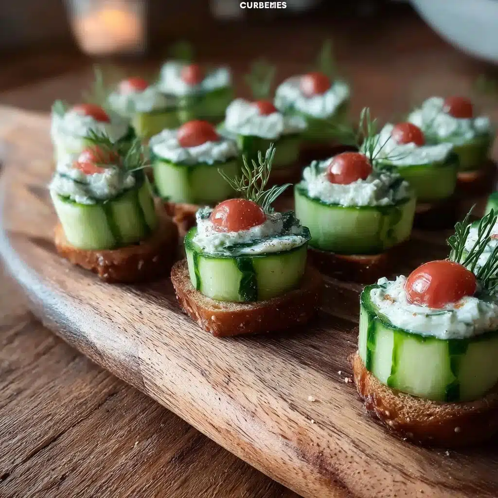 Delicious Cucumber Bites Appetizers | Charcuterie Appetizers, Amazing Food Platters, Party Snack Food