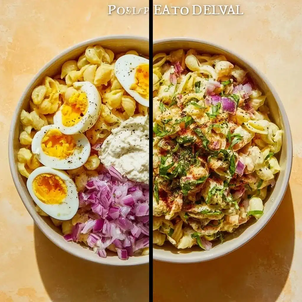 Deviled Egg Macaroni Pasta Salad