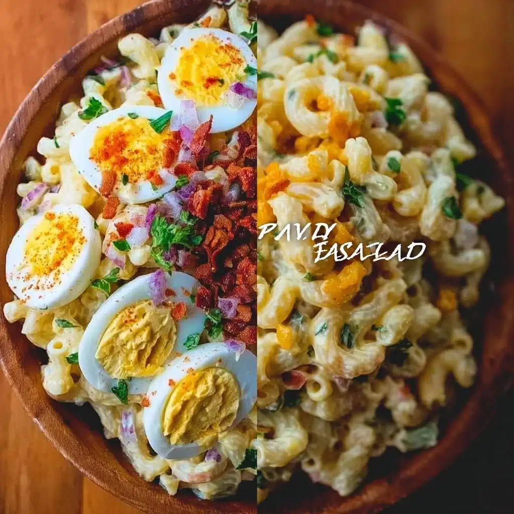Deviled Egg Macaroni Pasta Salad