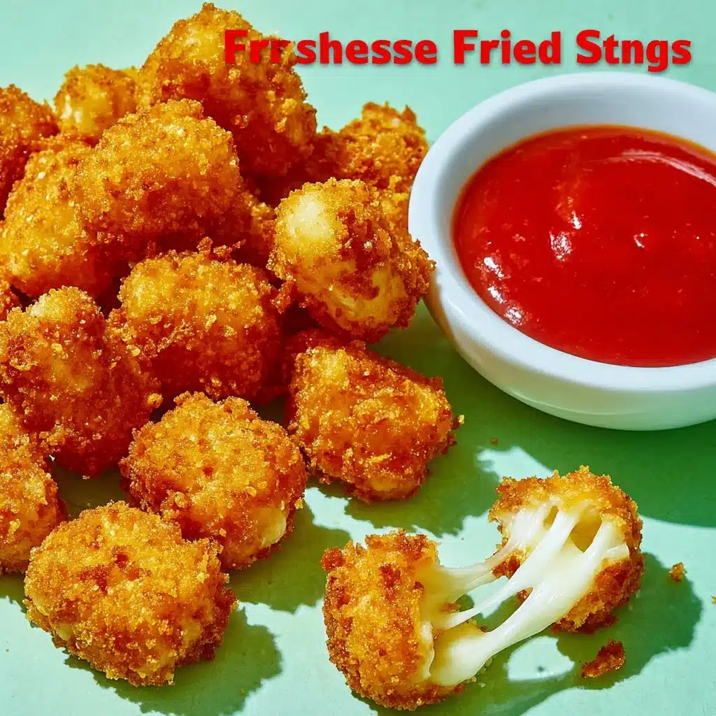 Easy Fried String Cheese Bites